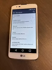 LG K7 LGMS330 Smart phone - White MetroPCS Estate Sale Find