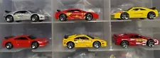 Hot Wheels Ferrari F355 Challenge Lot Of 6 Loose - Red Yellow Silver