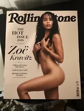 ROLLING STONE ZOE KRAVITZ MAGAZINE(Brand New)