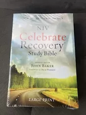 NIV Celebrate Recovery Study Bible Large Print, Paperback ~NEW, SEALED New Int'l