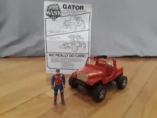 New ListingVINTAGE 1985 KENNER MASK M.A.S.K. GATOR JEEP BOAT NEAR COMPLETE w/ INSTRUCTIONS