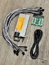 750w Server PSU + Cables + Breakout Board for Baikal BK-X ASIC Miner