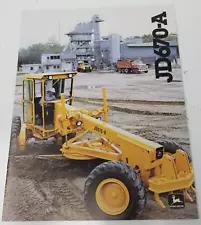 John Deere JD670-A Motor Grader Sales Brochure 1978 Photos Specifications