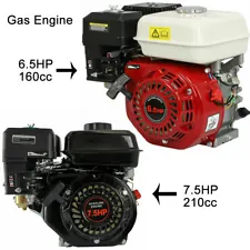 160CC 210CC Engine 6.5/7.5HP 4 Stroke OHV Horizontal Gas Engine Go Kart Motor