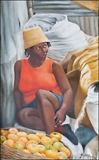 Haitian Art - For Sale by Frantz Jean Baptiste 20 x 30