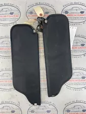 1978 Ford Pinto Sun Visor Pair LH+RH - Black - OEM