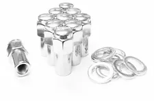 20 LUG NUTS 1/2 CHROME MAG WHEEL NUT 1" SHANK CRAGAR 1/2-20 MOPAR SS FORD SST