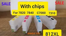 SALE ..SALE Single Use Chip for T812 812 XL WF-7840 WF-7820 WF-7310