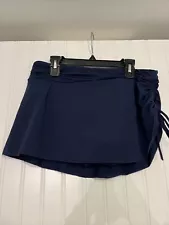 Carve Designs Hoku Swim Skirt Women’s Small Navy Blue Coordinating Top For Sale!