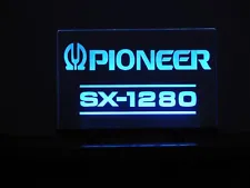 PIONEER SX-1280 ETCHED LED ACRLYIC SIGN