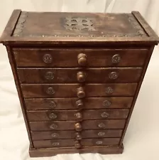 Vintage Apothecary Chest Of Drawers (8 Drawers)