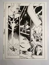 Avengers 30 Pg 4 Original Art By Ed McGuiness Mark Morales Silver Surfer