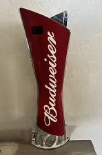 Rare Budweiser Bowtie Draft Beer Tap Faucet Draft Single 18" Tap Tower