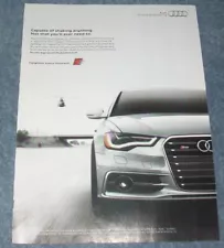 2013 Audi S6 Ad "Capable of Shaking Anything. Not That You'll Ever Need To"