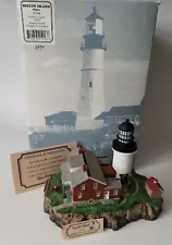 Harbour Lights Lighthouses #256 "Seguin Island" Maine w/ Box, Nametag & COA