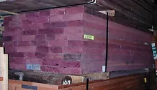 2 BOARDS EXOTIC KILN DRIED PURPLEHEART LUMBER WOOD 24" X 6" X 1"