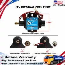 12S Super 4-7 psi 35GP 12V Electric Gasoline Fuel Pump Universal Self-Priming US (For: Chevrolet LUV)