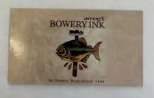 Vintage Bowery Ink Tattoo Business Card