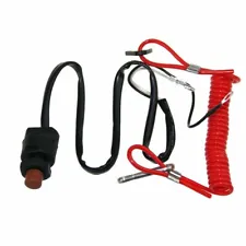 6E9-82575-09 Kill Stop Switch Safety Lanyard for Yamaha Outboard Motor 15-40HP