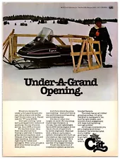 1976 Arctic Cat Lynx Snowmobile - Original Print Advertisement