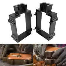 2-Part Cast Iron Flask Mold Frame for Sand Casting Jewelry Metal Casting Making