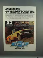 1979 Chevrolet Series 9 Chevy LUV Truck Ad!