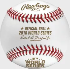 New Listing2016 World Series Official Rawlings MLB Baseball Chicago Cubs vs Indians ROMLB