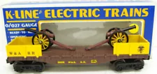 K-Line K6628 O Gauge Western & Atlantic Railroad Cannon Car LN/Box