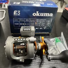 Okuma #CW-153D Cold Water Line Counter 5.1:1 Conventional Reel, Right Hand