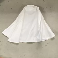 SU-C-DOOM-WH: 1/12 fabric wired collar white cape for Marvel Legends Dr. Doom