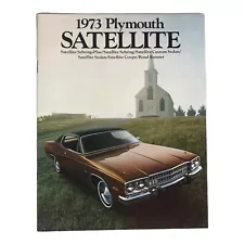 1973 Plymouth Satellite Car Sales Brochure Catalog Book Road Runner Sebring Vtg