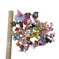 Preowned Littlest Pet Shop Toy Figures Animals LOT