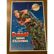 Ernest Saves Christmas 1988, Comedy/Family Original One Sheet Movie Poster