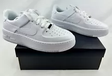 Nike Air Force 1 One Low Sage Triple White Shadow Retro AR5339-100 Womens Sz NIB