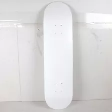 SCRATCHED Moose Blank Skateboard Deck Dipped White 8.0"