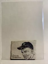 Jackie Robinson Brooklyn Dodgers 1950 Sporting News Baseball Cartoon