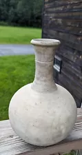 Vintage Ceramic Long Neck Round Bottom Jug