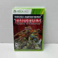 Teenage Mutant Ninja Turtles Mutants In Manhattan Xbox 360 Cracked Case NEW