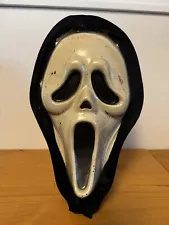 New ListingVintage Halloween Scream Movie Ghost Mask *No Heart Blood Pump For Bleeding*