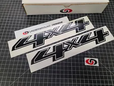 4x4 Decals (2pk) Off Road Truck Bed Stickers For 2014-2024 Chevy Silverado 1500