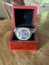 Stephen Curry- 2018 Golden State Warriors Championship Ring W Wooden Display Box