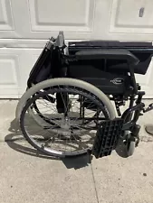 Karman 24 Pounds LT-980 Ultra Lightweight Wheelchair Black