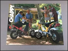 1975 Yamaha Chappy Scooter Motorcycle Bike Original Sales Brochure Folder