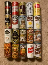 Collectible Empty Steel Beer Cans (You Pick) Quantity Discount