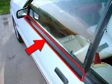 1987-1993 FORD MUSTANG DOOR MOLDING PAIR EXTERIOR $ STREET OUTLAW 5.0 FOX SALE!$