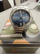 Fossil Blue Men's Watch - For parts or Repair - Ships Free!