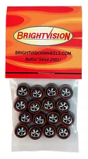 16 Brightvision Redline Wheels - 16 Medium Deep Dish Bright Chrome Bearing Style