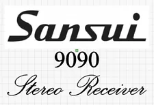 SANSUI 9090 ETCHED ACRYLIC LED SIGN