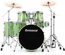 Ludwig Element Evolution 6-piece Drum Set - Mint Sparkle