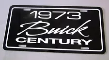 1973 Buick CENTURY license plate car tag 73 T TOP 2 door coupe gran sport